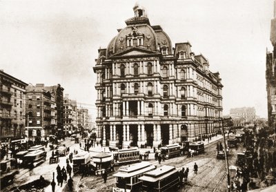 The Old Post Office, New York City, 1887 by American Photographer